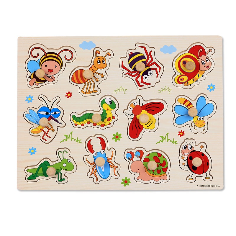 Wooden Baby Toys Puzzle Board Set